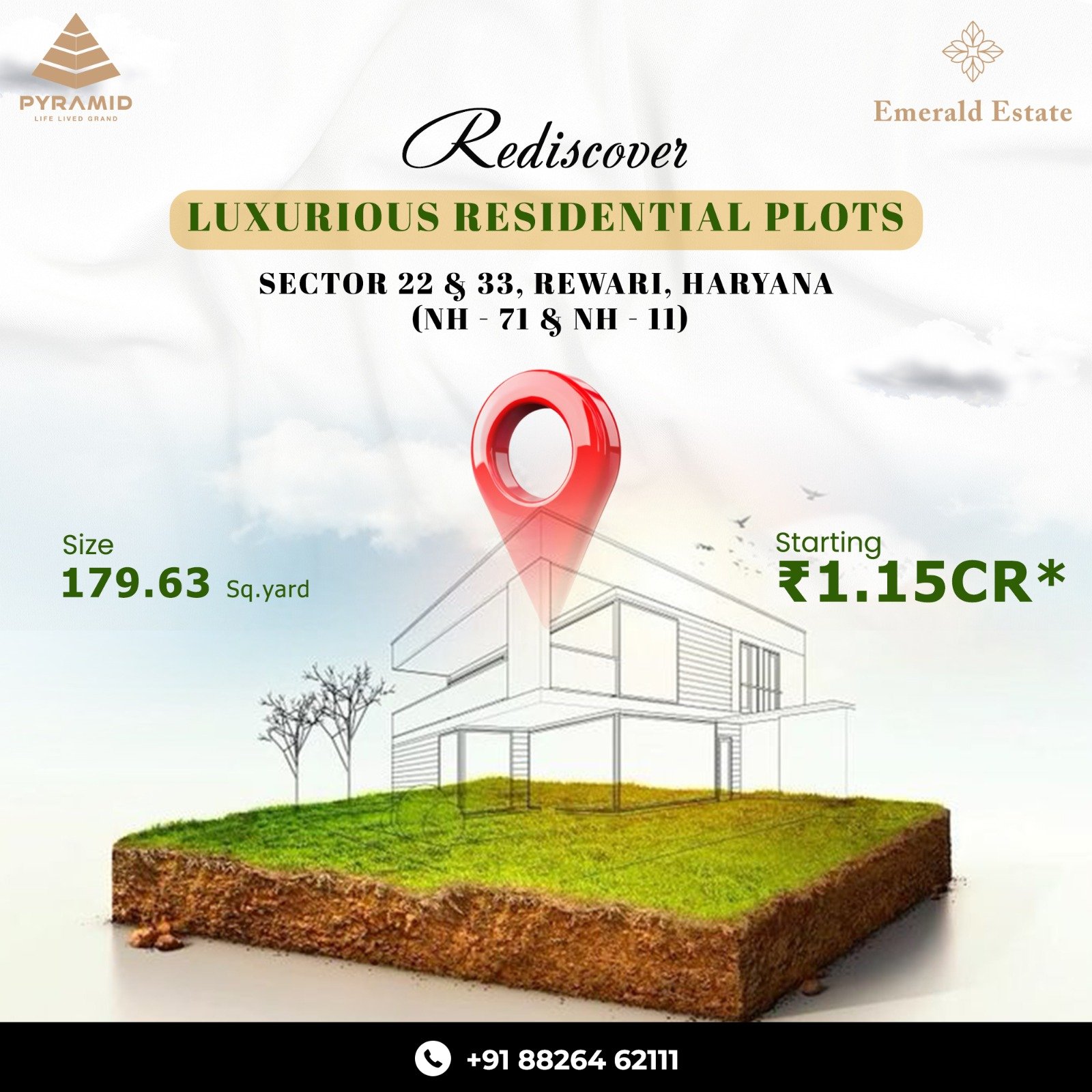 Pyramid Emerald Estate Rewari | Premium Residential Plots in Sector 33, Rewari