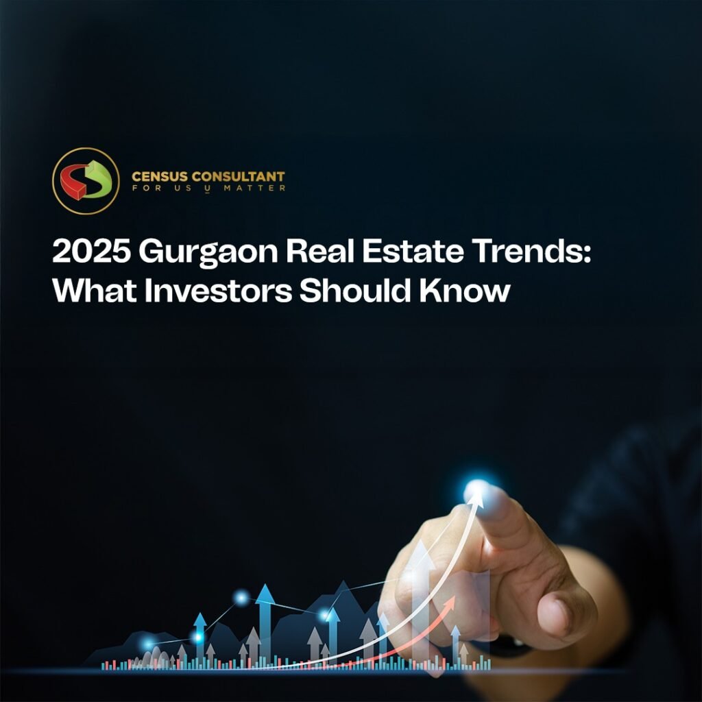 Aerial view of luxury high-rises in Gurgaon symbolizing 2025 real estate growth trends and investment hotspots