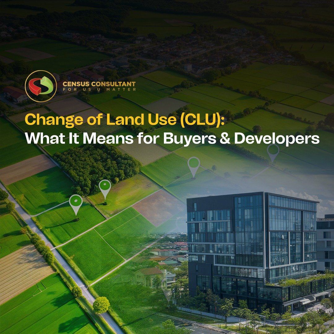 Change of Land Use (CLU) – farmland transforming into commercial and residential property